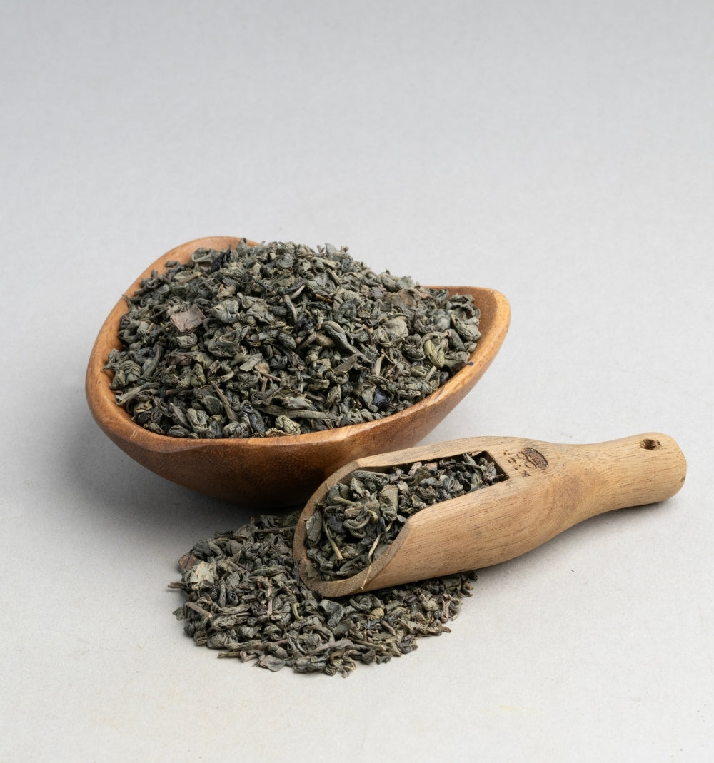Organic Green Tea with Blueberry Loose Leaf